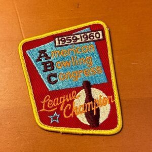 1959-1960 American bowling congress league champions patch